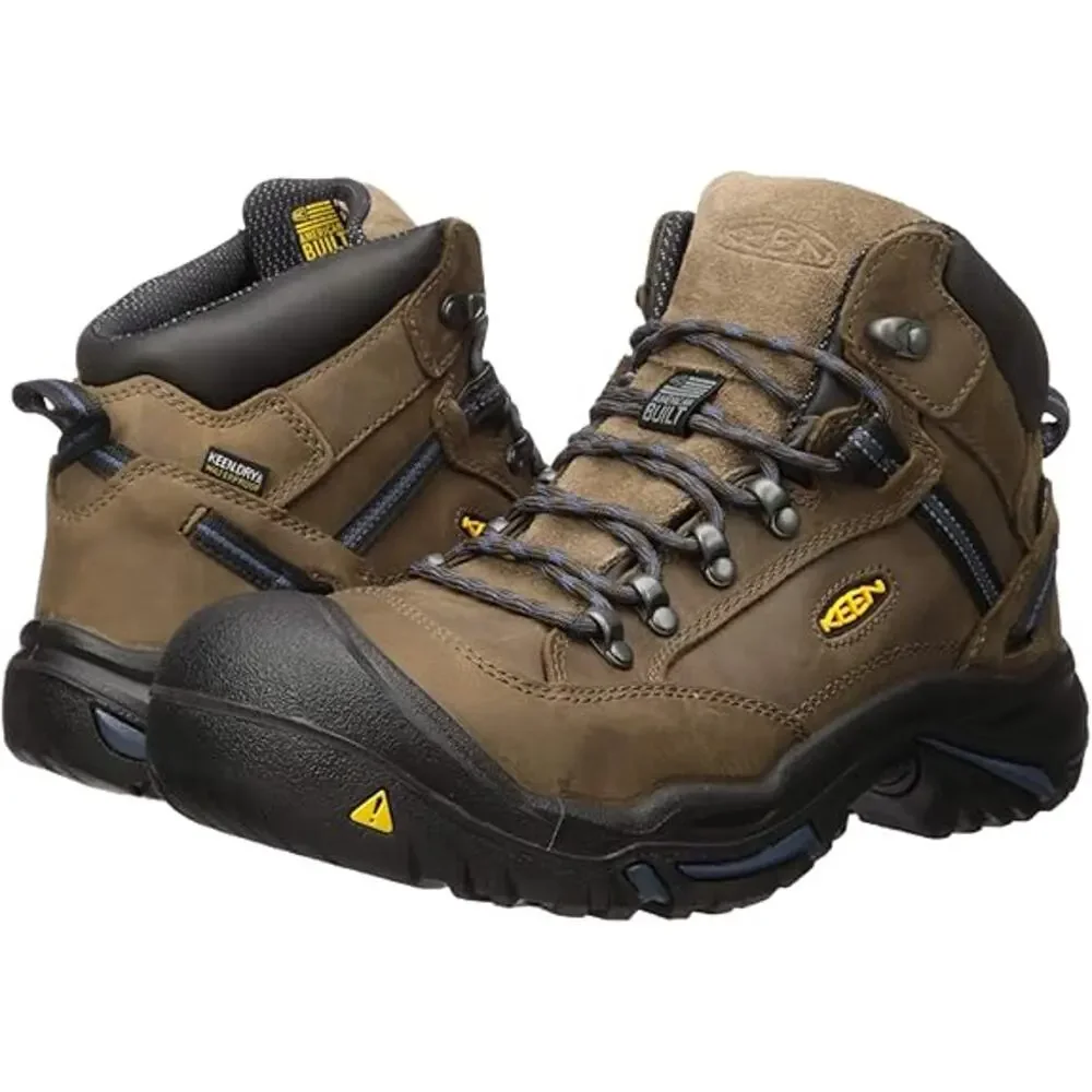 NWT KEEN Utility Men’s Work Boots Bison/Ensign Blue Size 12 Wide
